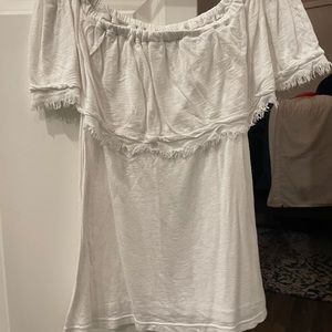 White Splendid off the shoulder top